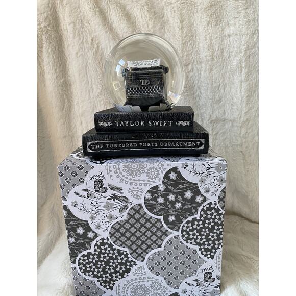 Taylor Swift THE TORTURED POETS DEPARTMENT SNOWGLOBE AUTHENTIC *In Hand* 🩶☃️🩶 - Picture 3 of 11